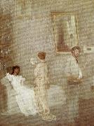 James Abbott McNeil Whistler The Artist in His Studio oil painting reproduction